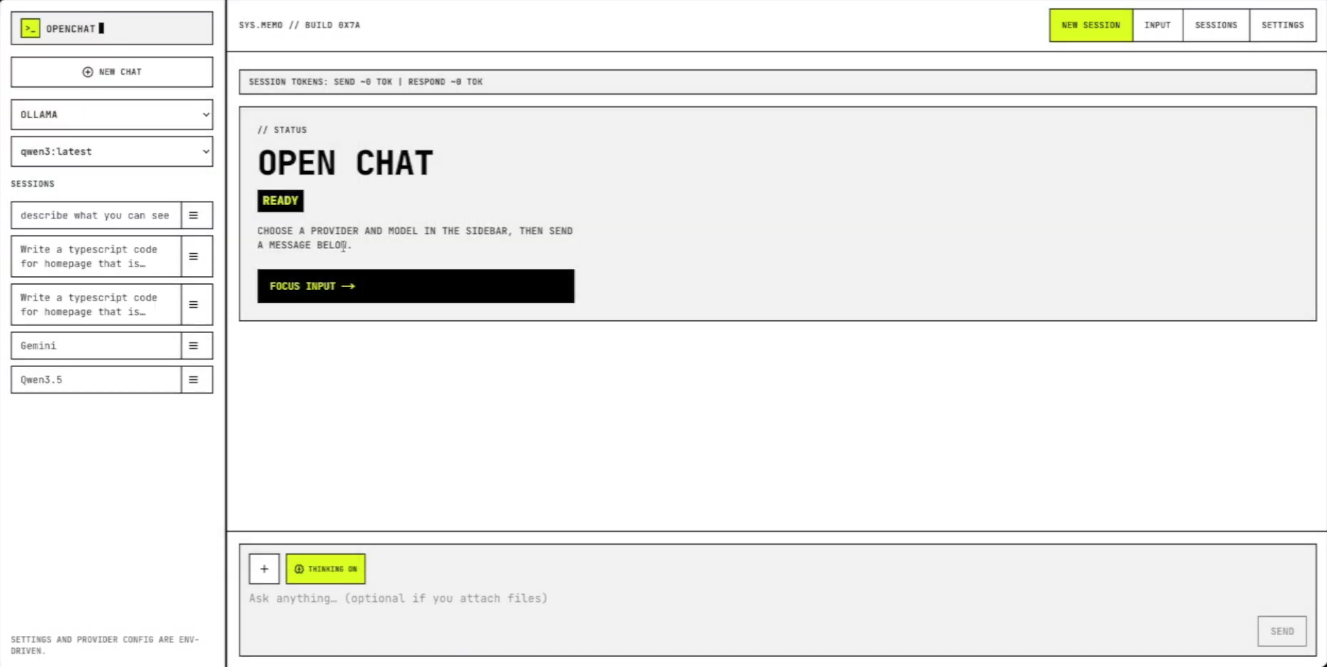 OpenChat: Self-Hosted AI Chat Platform with Streaming, Multi-Provider Routing, and Persistent Sessions